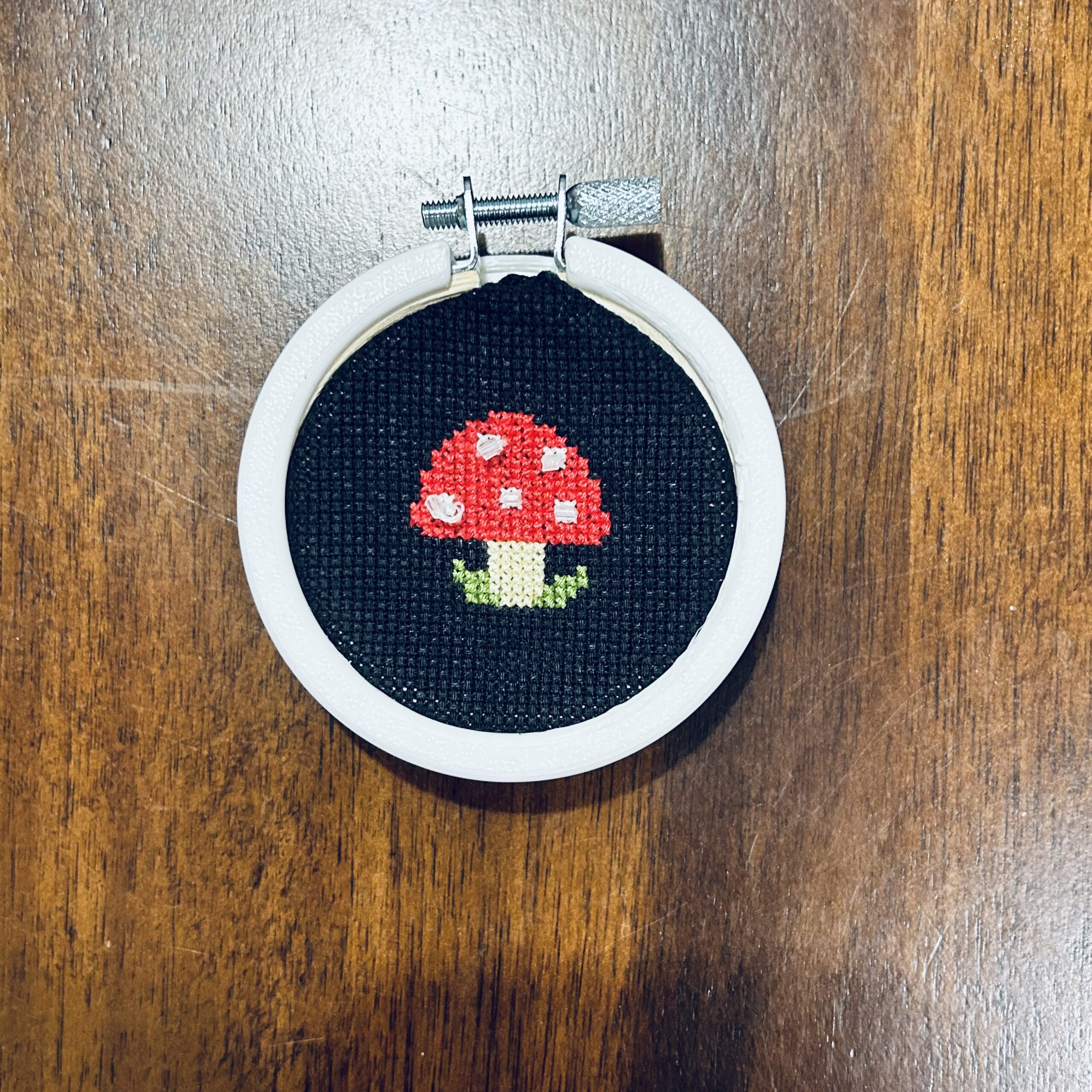 Cross-Stitch Hoop Cover